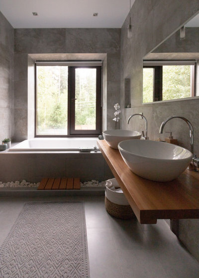 Современный Ванная комната by TWO SIDES | Архитектурная студия