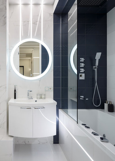 Contemporary Bathroom by Ирина Халезова  | iDworkshop