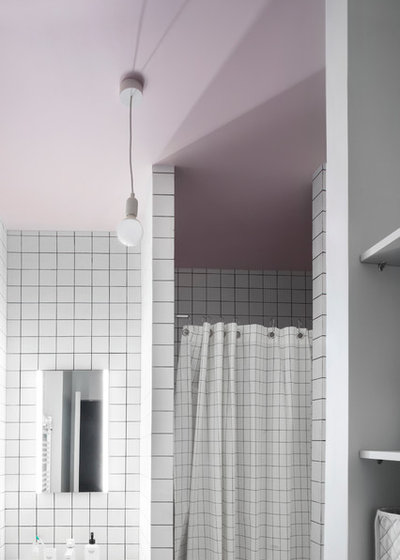 Современный Ванная комната by Схема