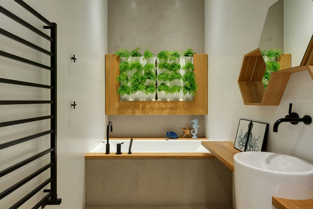 Современный Ванная комната by Систем Грин Сервис