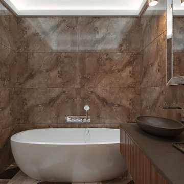 Квартира в ЖК Донской Олимп - гостевая ванная