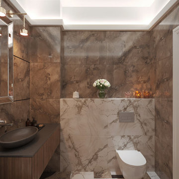 Квартира в ЖК Донской Олимп - гостевая ванная