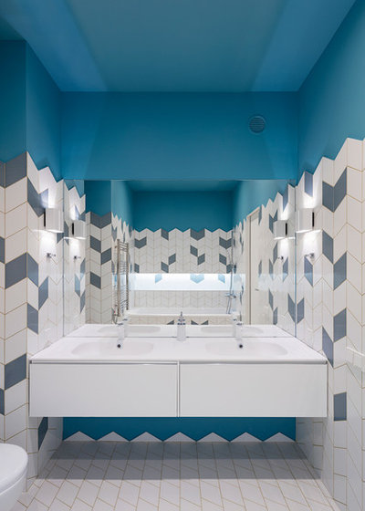 Современный Ванная комната by BURO 108