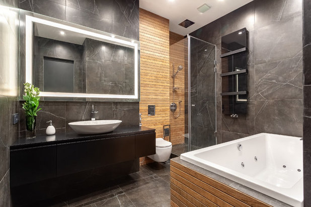 Современный Ванная комната by Design Rush