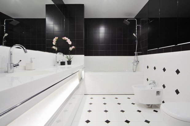 Современный Ванная комната by Дизайн-студия "Gradiz"