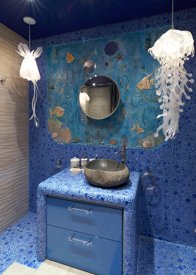 Coastal Bathroom by Ксения Розанцева | Творческая группа «Оcобинка»