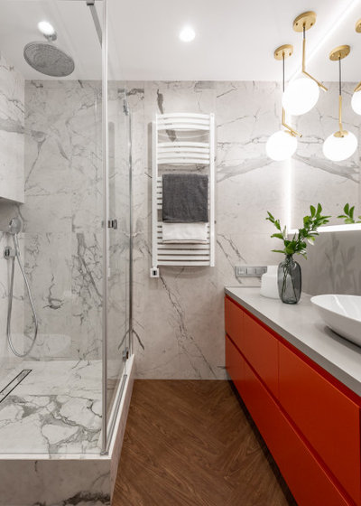 Современный Ванная комната by Дизайн-студия "Gradiz"