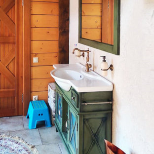 75+ Badezimmer mit brauner Wandfarbe und Holzdecke Ideen & Bilder