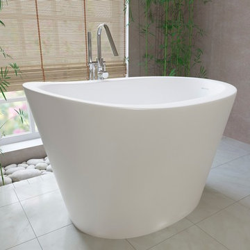 Сидячая каменная ванна в японском стиле TrueOfuro от EL MODERN