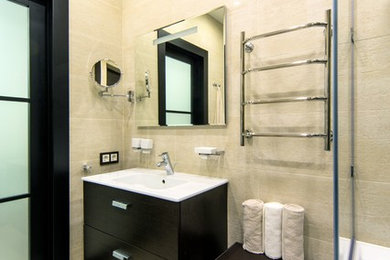 Example of a bathroom design in Moscow
