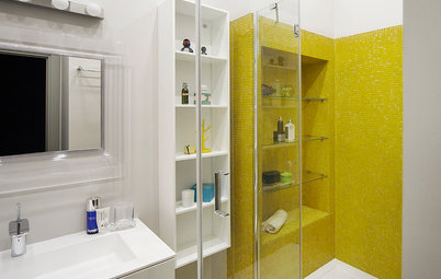 Фотоохота: Дизайн маленькой ванной комнаты без унитаза