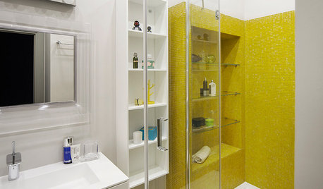 Фотоохота: Дизайн маленькой ванной комнаты без унитаза