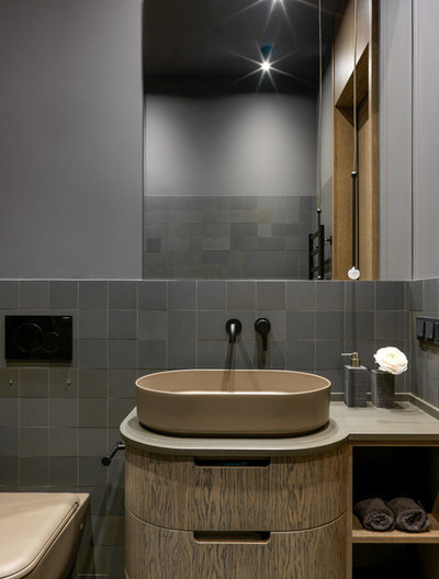Современный Ванная комната by Дизайн-бюро Татьяны Алениной