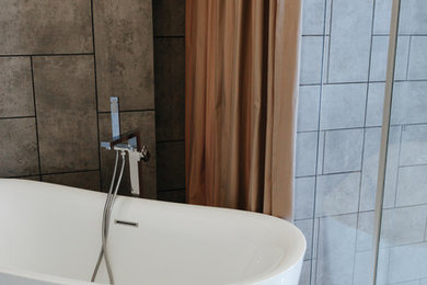 Источник вдохновения для домашнего уюта: ванная комната в современном стиле