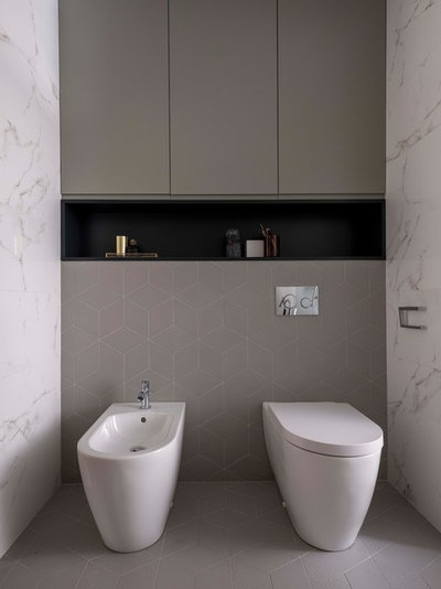 Современный Ванная комната by Geometrium - Студия дизайна интерьеров