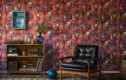 9 Beautiful Wallpaper Designs With Midcentury Glamour