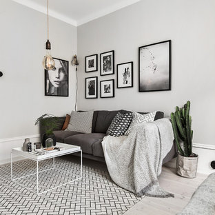 75 Beautiful Living Room with Gray Walls Pictures & Ideas - March, 2021