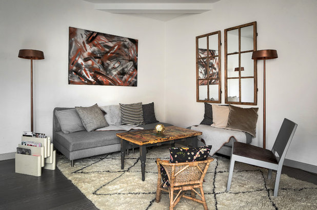 Scandinavian Living Room by Kronfoto