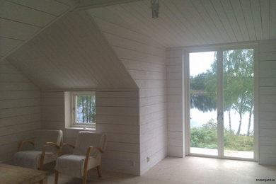 Exempel på ett skandinaviskt vardagsrum