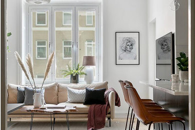 Modernes Wohnzimmer in Stockholm