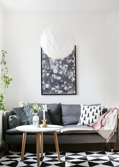 Scandinavian Living Room by Prettypegs