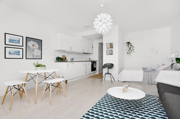Scandinavian Living Room by Systrarna Blom AB
