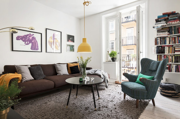 Contemporary Living Room by Myrica Bergqvist Interior Stylist/Decorator