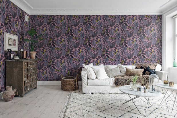 Scandinavian Living Room by Rebel Walls