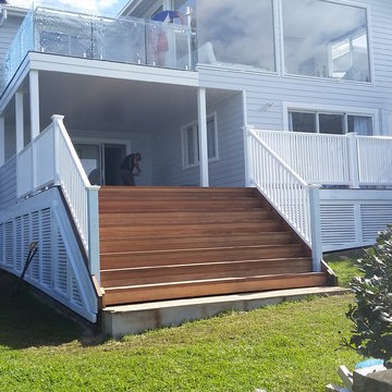 Duralife Railings installed at a beachside location