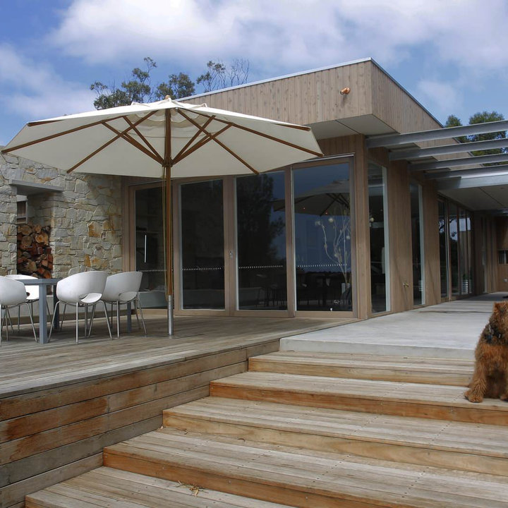 75 photos et idées déco de porches d'entrée de maison modernes - Mars ...