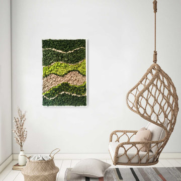 Evergreen Art Collection - moss waves