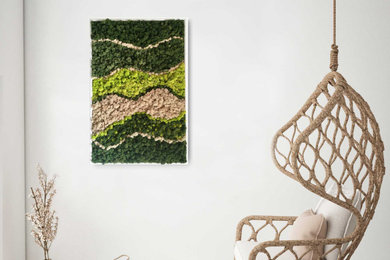 Evergreen Art Collection - moss waves