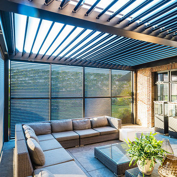 75 Beautiful Contemporary Verandah with a Pergola Ideas & Designs ...