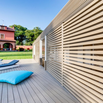 La famiglia prodotti UltraShield® by Déco per l'outdoor di una elegante villa
