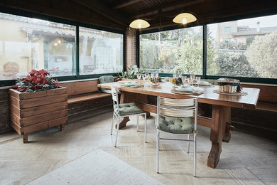 Inspiration for a contemporary conservatory in Rome.