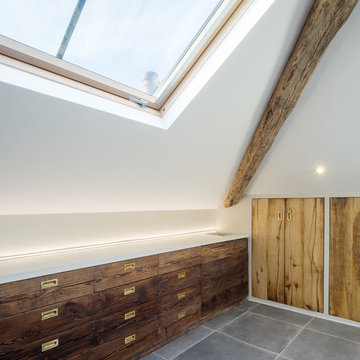 Bespoke Wardrobes for Loft Conversion - Beekeeper's Barn Wood