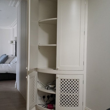 Curved Corner Cabinet
