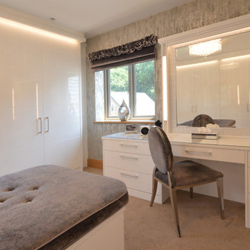 Langley Interiors Case Study: Stylish Dressing Room in Pure White