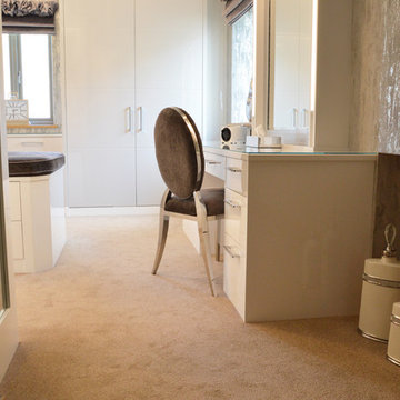 Langley Interiors Case Study: Stylish Dressing Room in Pure White