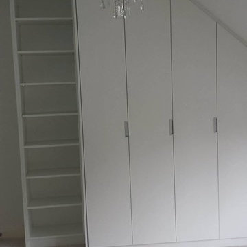 Loft Converted Bedroom Wardrobe and Chest of drawers