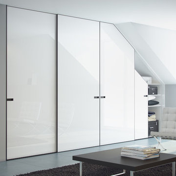 New Sliding and Hinged Door Aluminium System - MODERN - with optnional Hide Syst