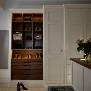 Solid Walnut Drawers and Shelving
