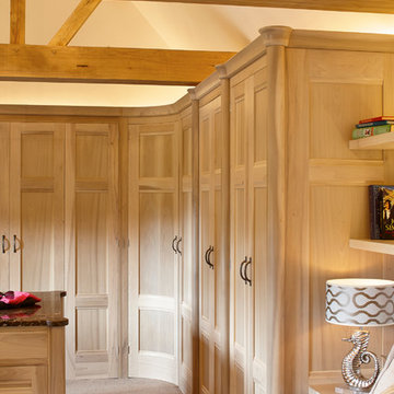 Vaulted Ceiling Bedroom and Dressing Area.