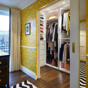 Victorian townhouse walk-in wardrobe