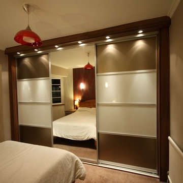 Wardrobes with sliding doors