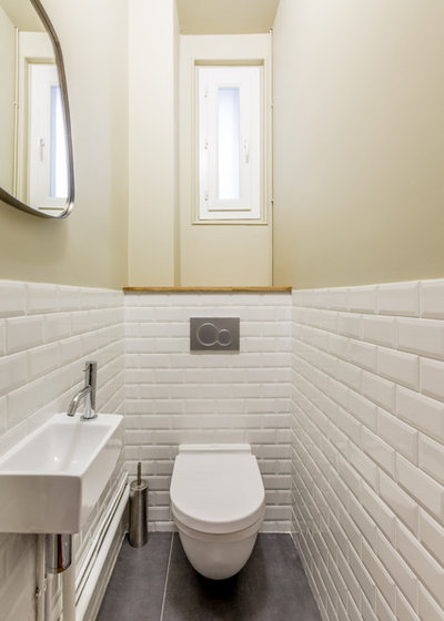 Contemporain Toilettes by CLAAAC - architecture intérieure et décoration