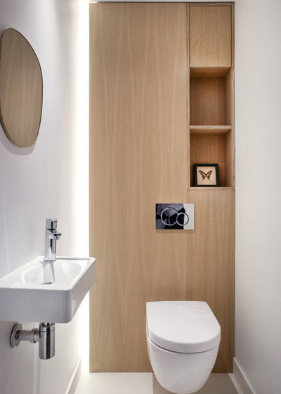 Contemporain Toilettes by Architecte d'intérieur - Marion Dériot