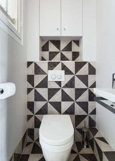 Contemporain Toilettes by EDECO Rénovation