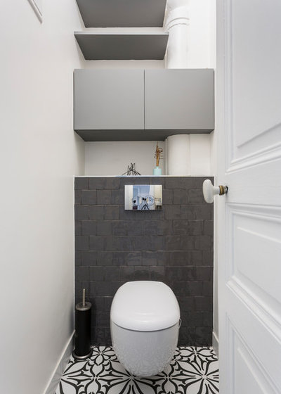 Éclectique Toilettes by QUALIRENOVATION