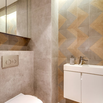 Neuilly-sur-Seine - Appartement privé de 150m2 - Toilette contemporain